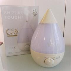 超音波式アロマ加湿器 SHIZUKU touch+ しずくタッチ...