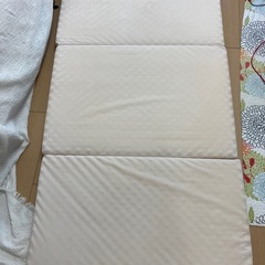 アイリスプラザ 3つ折り マットレス アイボリー