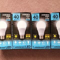 LED 電球　40W   4個　DOSHISHA