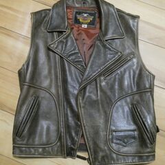 値下げしました　Harley Davidson 本革ベスト