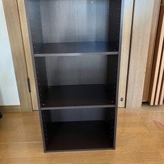 10日AM　棚 木製　カラーボックス ブラウン　収納ボックス 美品