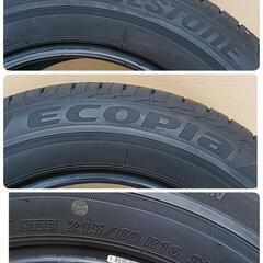 組み換え工賃込み☆バリ山215/60R16(1本のみ)ブリヂストンの画像