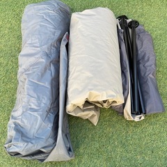 FIELDOORワンポールテント TC400 グランドシート付き の画像