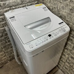 【美品 高年式】大阪送料無料★3か月保障付き★洗濯機★2023年★シャープ★6.5kg★ES-TX6G-S★S-718