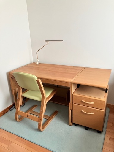 カリモク　学習机セット　