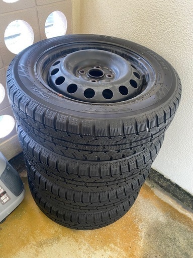 【早い者勝ち！鉄チンホイール】15インチタイヤ付き！！