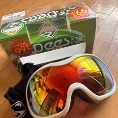 【取引中】ディーズ DEES スノーゴーグル「OSOLO」  DEG-125 球面レンズ 男女兼用　スキー、スノボの画像