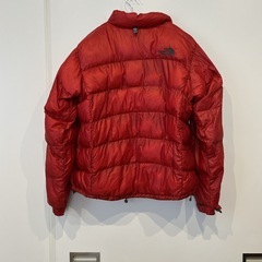 ノースフェイス　ダウン　ヌプシ　アウター　レディース　キッズ　サミット　レッドの画像