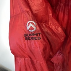 ノースフェイス　ダウン　ヌプシ　アウター　レディース　キッズ　サミット　レッドの画像