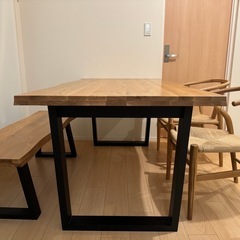 【決まりました】ダイニング、ベンチの画像
