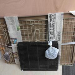 犬用ゲージ大、小(多少サビあり)