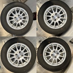スタッドレスタイヤ アルミホイール付き プロボックス/サクシードの画像