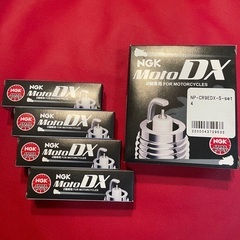NGK Moto DX CR9EDX-S スパークプラグ 4本セットの画像