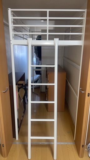 IKEA ロフトベッド　白