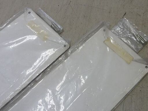 保管・未使用品 サッポロクラシック 非売品 青看板 縦：約58cm 2枚セット アルミ プレート ノベルティグッズ 北海道 ビール 札