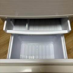 シャープノンフロン冷凍冷蔵庫 SJ-D14F-W　137Lの画像