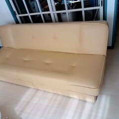 ソファーベッド（引出2つ付）差し上げます