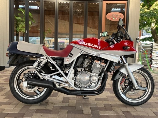 値下げ❗️SUZUKI！GSX250s 刀250 実動　機関良好　赤/銀　消耗品交換済み　タンク・カウルリペイント　タイヤ2021製　4気筒