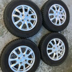 ダンロップスタッドレス145/80R13　ピッチ100　日産　モ...
