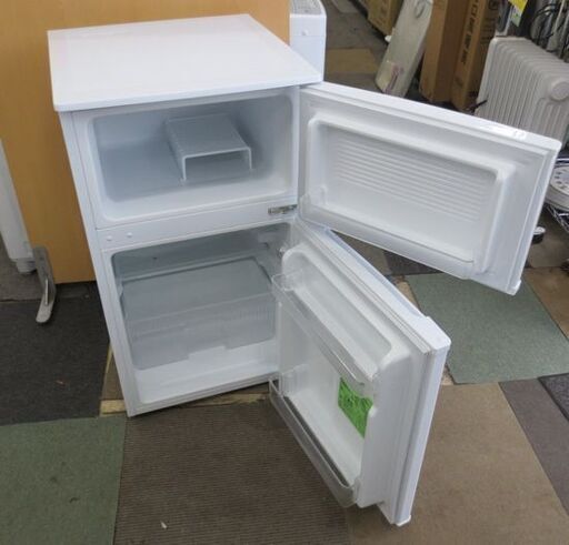 2ドア 90L 2022年製 コンパクト 冷蔵庫 RCT90WH/E 百Lクラス以下