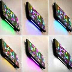 ダイナミック7色時計：リモコン