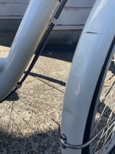 自転車　26インチ　強タイヤ　オートライト　3段変速