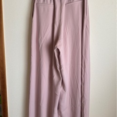 ◎【rienda】ピンク　ワイドパンツ ラップスタイル　Sの画像