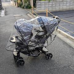 カトージ 二人乗りベビーカーの画像