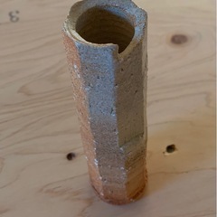 へちもん　信楽焼　一輪挿しの画像