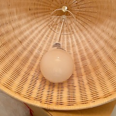 美品！　IKEA  ラタン製シェードの画像