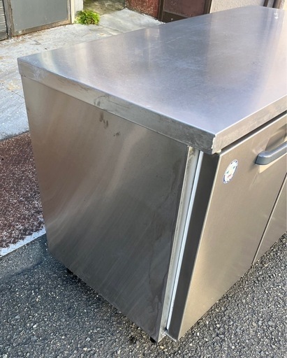 【動確済み】美品 2021年製 フクシマ 業務用冷蔵庫 LCC-120RM-R 1200×600×800 単相 100V 台下冷蔵庫 