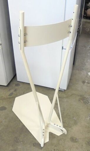 タチイス T-ASB01 幅39 奥行61 高さ99.4cm スチール製 アイボリー スタンディングチェア  tatiisu  札幌市 白石区 東札幌