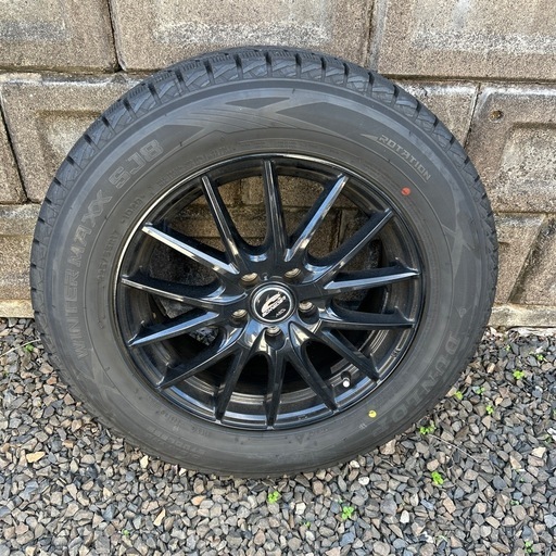 【CX-5に使用】225/65R17 4本セット ダンロップ ウィンターマックス  17インチ ホイールセット