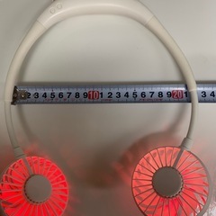 首掛け扇風機の画像