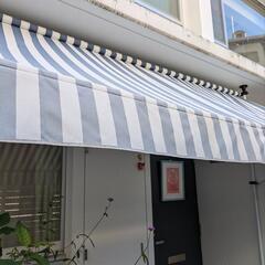 横幅3メートル突っ張り式オーニング(日除け、雨除け)