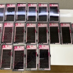 Sakura Minkまつ毛エクステ Jカールセット ブラック