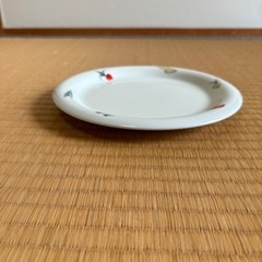 野菜模様の浅い皿1枚 直径約20cmの画像