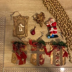 500円　いろいろなクリスマスオーナメントの画像