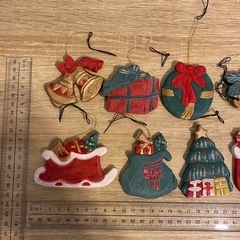 1500円　木製クリスマスオーナメントの画像