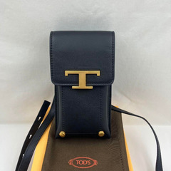 トッズ Tod’s タイムレス レザー モバイルフォン  ホルダー