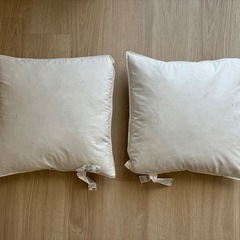 取引中　無印良品　クッション　カバーセットの画像