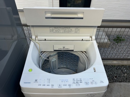 TOSHIBA2019年製12KG洗濯機