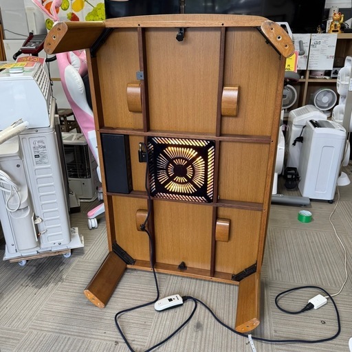 【美品‼️】ユアサ 120cm幅家具調コタツ カジュアルこたつ コントローラー付き 長方形 木製ブラウン♪