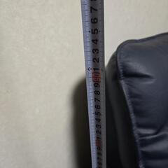 ハイバックレザーソファーの画像