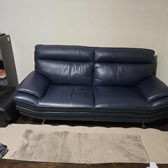 ハイバックレザーソファー