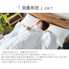 加重布団 シングル 6kgの画像