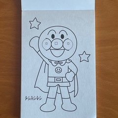 アンパンマン ぬり絵 シール付きの画像