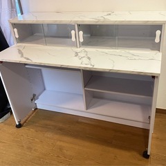 キッチンカウンターテーブル　棚