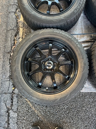 LM sport 16インチ7j +45 pcd100 5穴　スタットレス