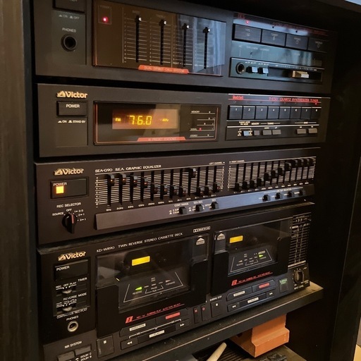 Victor ビクター システムコンポ ラジカセ レコード再生機